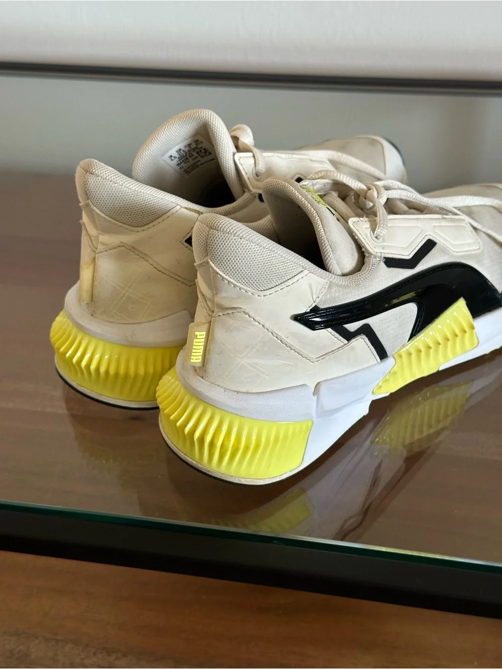 Puma First Mile x Women’s Provoke XT Eggnog Soft Fluo Yellow Training Size 7